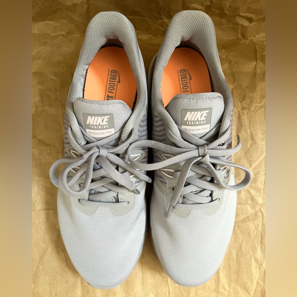 Nike Womens In-Season TR 8 Size 7.5 Gray/Rose Training Shoes NWOT